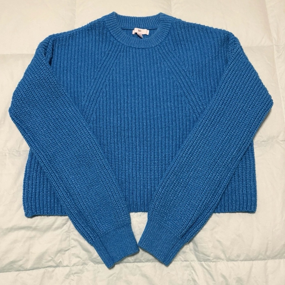 BP Vibrant‎ Blue Knit Crew Neck Sweater